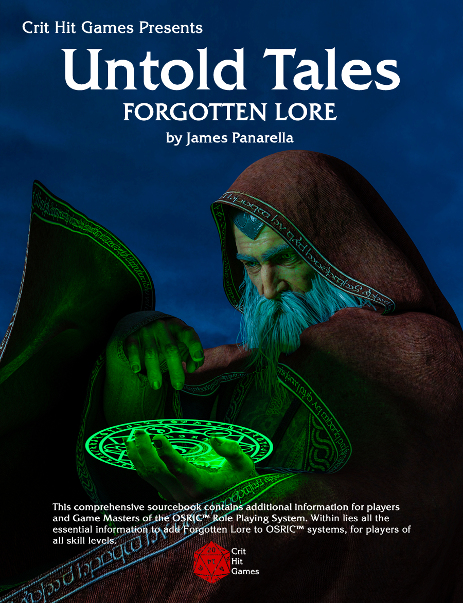 Forgotten Lore: An Untold Tales book - Crit Hit Games | DriveThruRPG