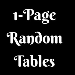 1-Page Random Tables