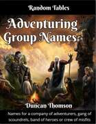 Adventuring Group Names - Random Tables