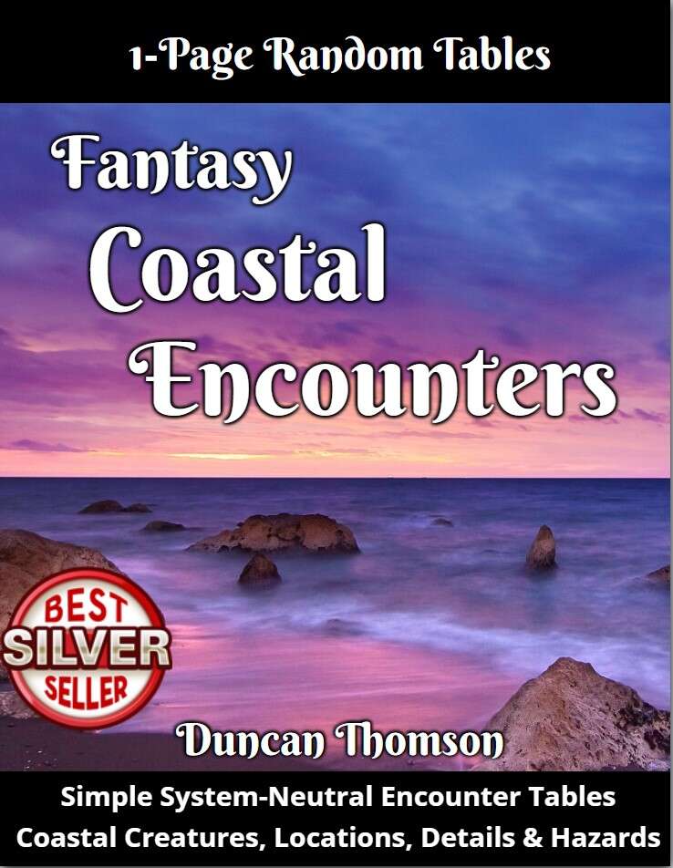 Coastal Encounters - Fantasy One Page Random Tables - Chaos Gen | 1 ...