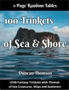 100 Trinkets of Sea and Shore - Fantasy Table