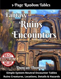 Fantasy Quick Villages - One Page Random Tables - Chaos Gen | 1-Page ...