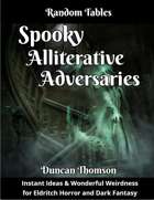 Alliterative Adversaries - Spooky