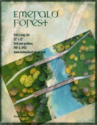 Emerald Forest Four Battle Map Four map set
