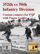 Custom Panzer Leader counters for 352th & 50th Infantry division
