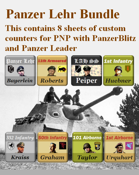 Custom PanzerBlitz/Panzer Leader counters Panzer Lehr Bundle