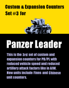Custom & Expansion Panzer Leader counters set #3