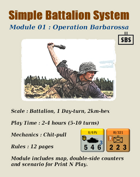 Simple Battalion System Module 01 : Operation Barbarossa