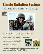 Simple Battalion System Module 02 : Battle of the Bulge