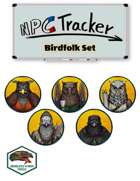 NPC Tracker: Birdfolk Set (40 VTT Tokens)