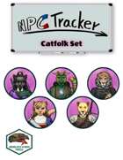 NPC Tracker: Catfolk Set (40 VTT Tokens)