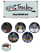 NPC Tracker: Lizardfolk Set (40 VTT Tokens)