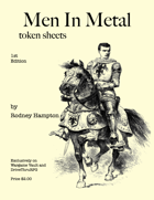 Men In Metal Token Sheets