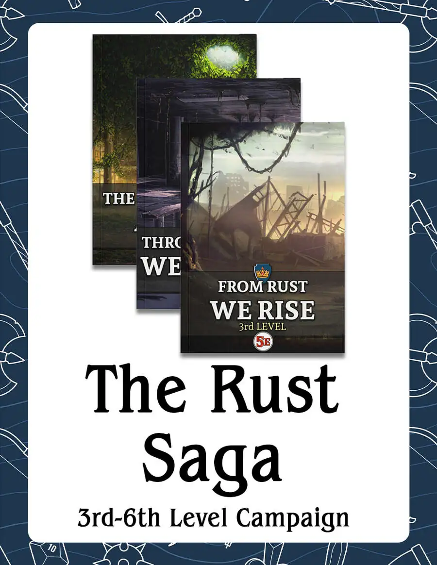 Adventure Pack: The Rust Saga - Adventures Await Studios | DriveThruRPG