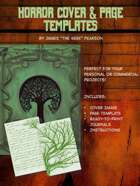 Witchy Woods - Cover and Page Template and Journals