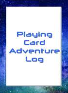 Playing Card Adventure Log - Print and Play