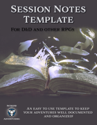 Session Notes Template