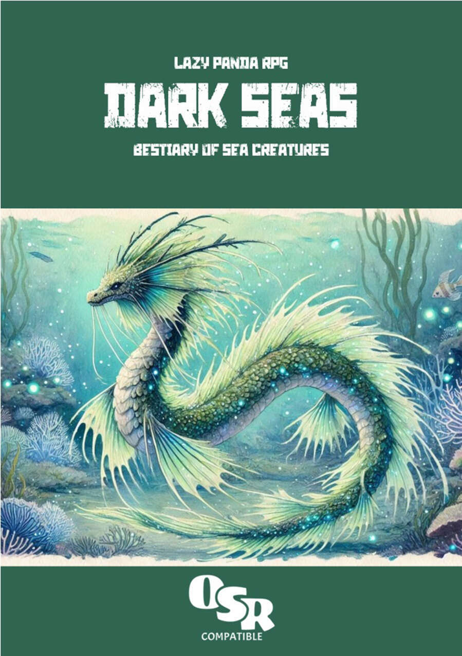 Wild Sea Races Rpg Bestiary 02_Dark Seas_Bestiary of Sea Creatures - Lazy Panda RPG ...