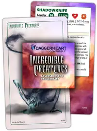 Incredible Creatures: Adversaries for Daggerheart Card Pack