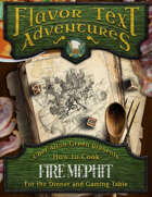 Cooking Fire Mephit - Flavor Text Adventures