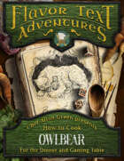 Cooking Owlbear - Flavor Text Adventures