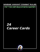 Cepheus Engine 24 Career Cards