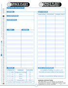 Boldly Go Fillable Ship Sheet