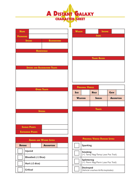 A Distant Galaxy Fillable Character Sheet