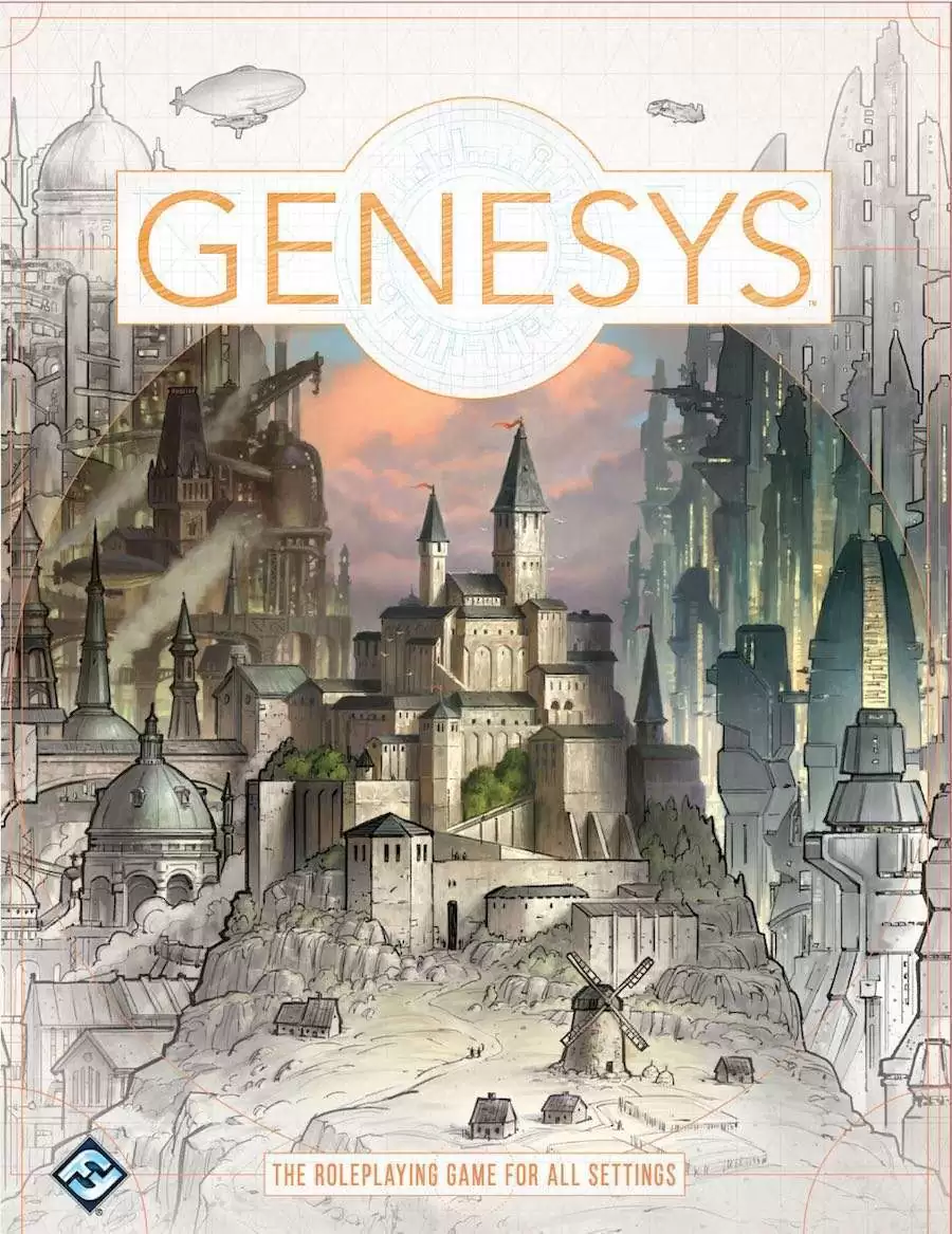 Realms of Terrinoth campaign setting book and Genesys Core retailer Rulebook