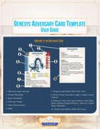 Genesys Adversary Card Template