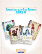 Genesys Adversary Cards Template Bundle [BUNDLE]