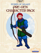 Stones of Solace Pre-Gen Character Pack - A Terrinoth Character Folio