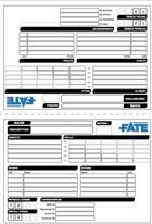 Fate Character Sheet A5