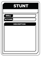 Fate - Stunt Cards