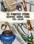 32 Painted Items