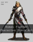 Human Fighter Stock Art