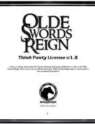 Olde Swords Reign Compatibility License