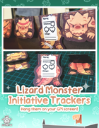 Lizard Monster Initiative Tracker