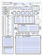 The Chronicles of Aeres Character Sheets