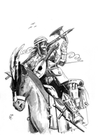 Bard, Minstrel, Horseman ( Full Page )