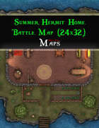 Summer Hermit Home Battle Map (24x32)