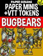 Paper Golems Paper Minis & VTT: Bugbears