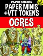 Paper Golems Paper Minis & VTT: Ogres