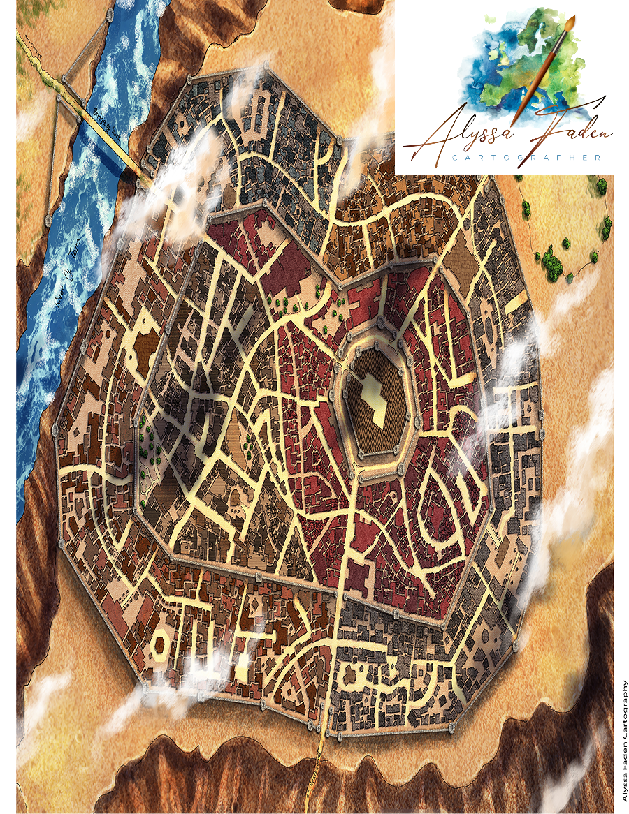 Rayley (Color) - Alyssa Faden | City Maps | DriveThruRPG
