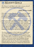 The Mason's Guild All Cards [BUNDLE]