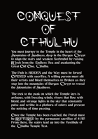 Conquest of Cthulhu: An Adventure for Mörk Borg