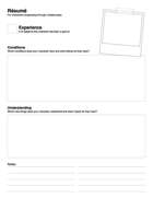 Employee of the Month RPG Resumé Sheets