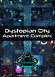 Dystopian City Apartment Complex 1080p - Cyberpunk Animated Battle Map