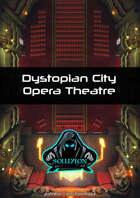 Dystopian City Opera Theatre 1080p - Cyberpunk Animated Battle Map