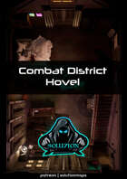 Combat District Safehouse Hovel HD 1080 - Cyberpunk Animated Battle Map